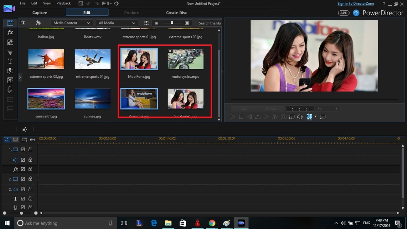 Miễn phí bản quyền CyberLink PowerDirector 13: Dựng video chuyên nghiệp
