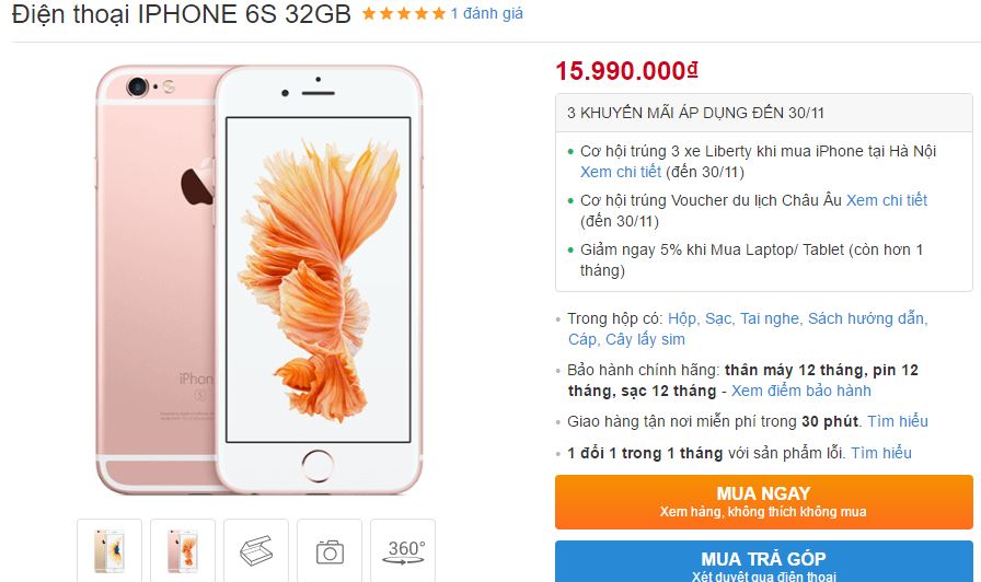 iPhone 6s, iPhone 6s Plus 32GB lên kệ Thế giới di động iPhone 6s, iPhone 6s Plus 32GB lên kệ Thế giới di động