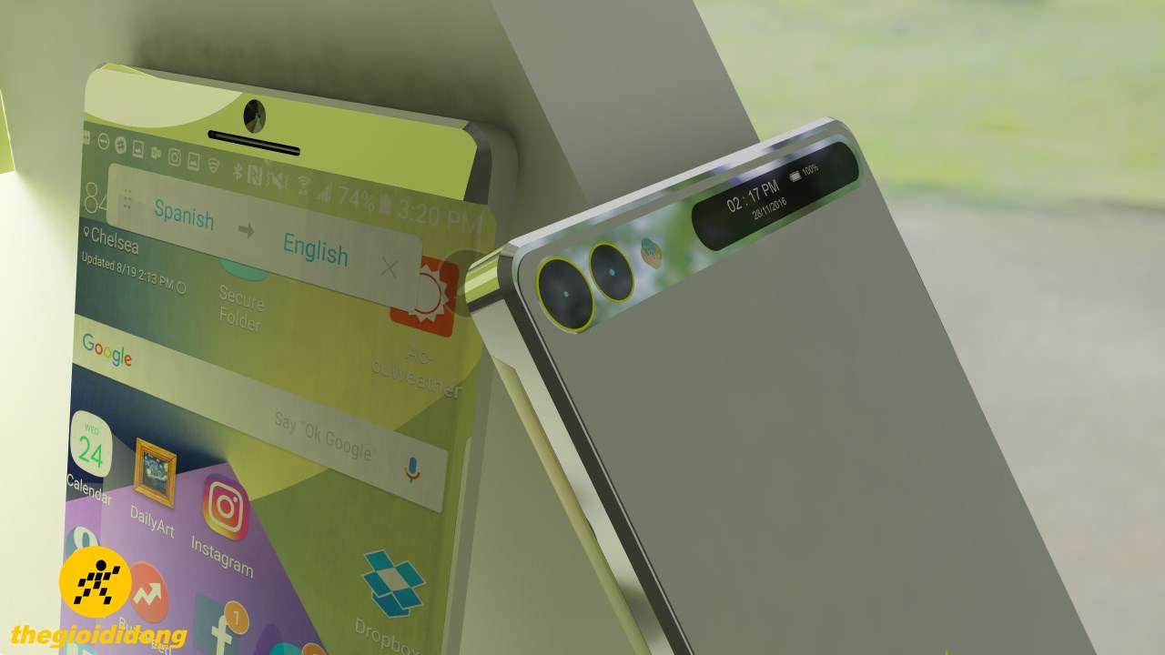 Đắm say với mẫu Nokia Edge viền cạnh cong, 2 màn hình cùng camera kép Đắm say với mẫu Nokia Edge viền cạnh cong, 2 màn hình cùng camera kép