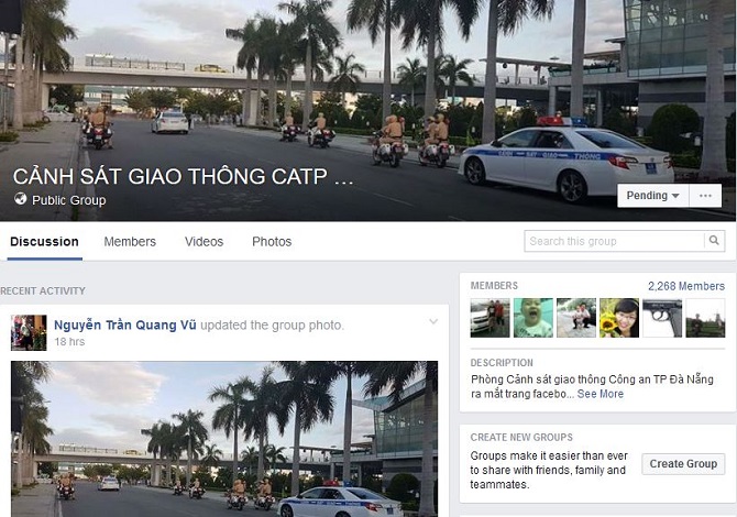 CSGT Đà Nẵng tiếp dân qua Facebook