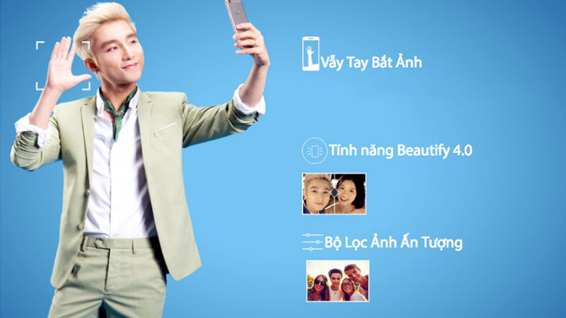 Sơn Tùng selfie OPPO F1s