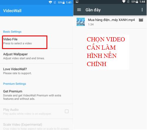 Dùng video làm hình nền điện thoại một vài bước là xong ngay