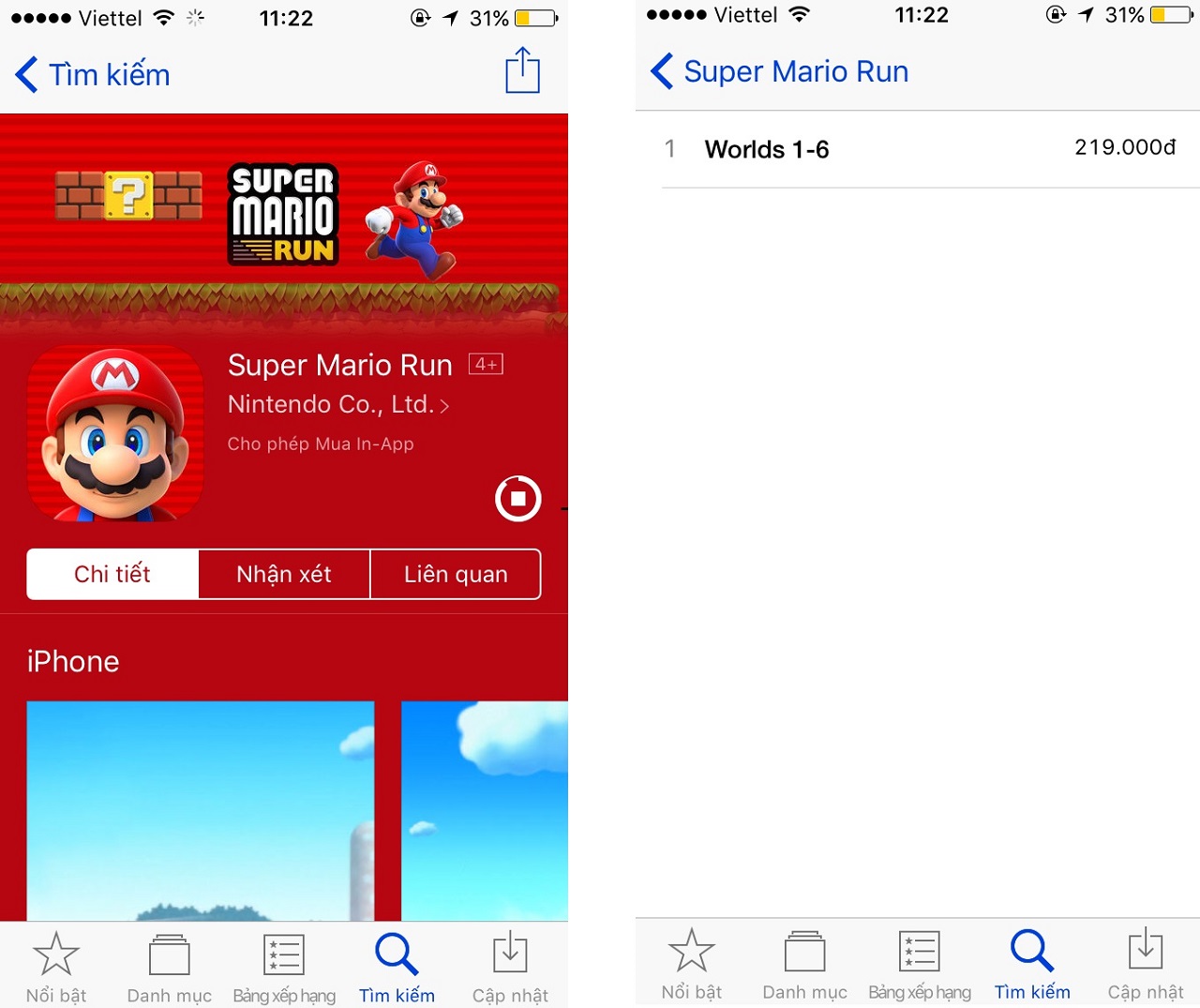 Trải nghiệm nhanh tựa game Super Mario Run, siêu phẩm Moblie mới nhất dành cho iPhone Trải nghiệm nhanh tựa game Super Mario Run, siêu phẩm Moblie mới nhất dành cho iPhone