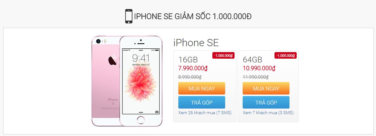 Bộ đôi iPhone SE tiếp tục được giảm giá nhân dịp Giáng sinh