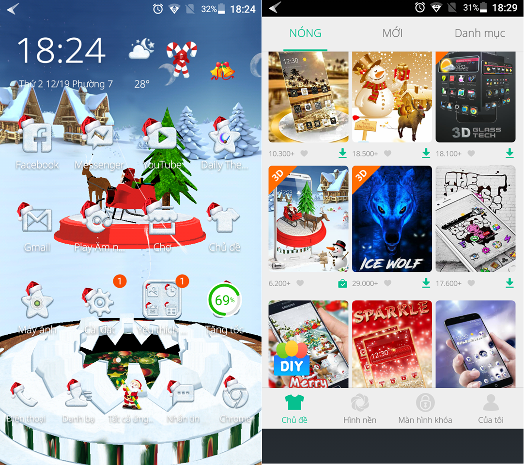 Thay đổi Launcher tuyệt đẹp với các icon ngộ nghĩnh