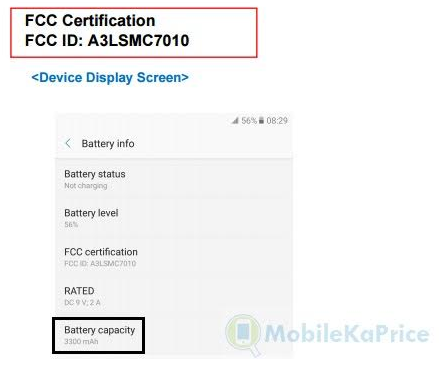 Galaxy C7 Pro có mặt tại FCC, xác nhận pin 3.300 mAh