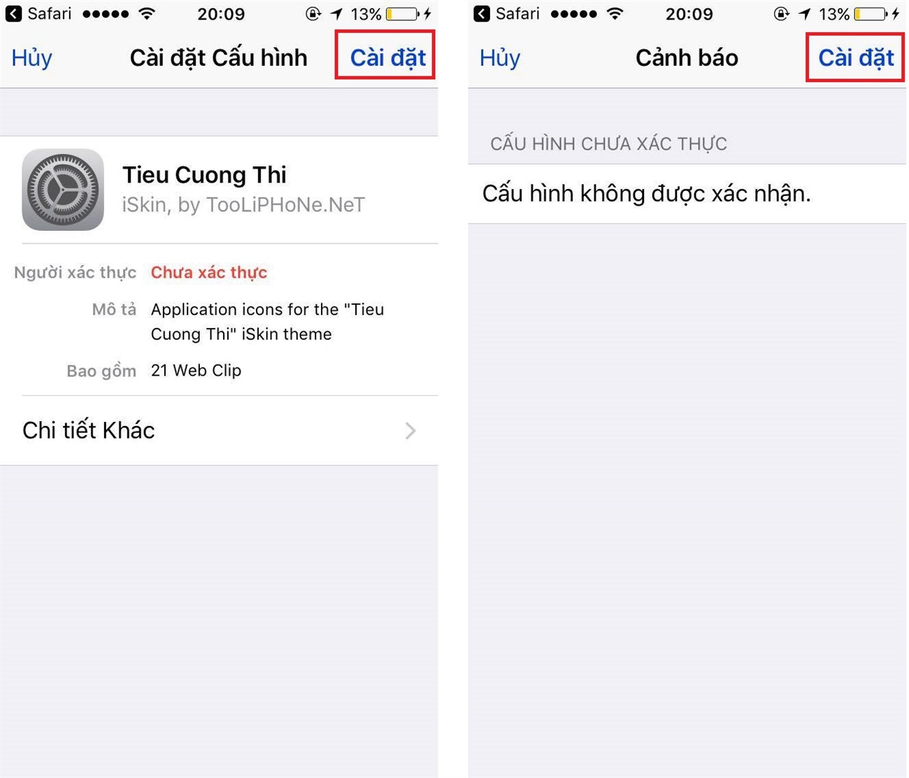 Cách cài Theme Tiểu Cương Thi lên iPhone không cần jailbreak