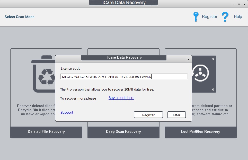 Miễn phí bản quyền iCare Data Recovery: Công cụ phục hồi dữ liệu Miễn phí bản quyền iCare Data Recovery: Công cụ phục hồi dữ liệu