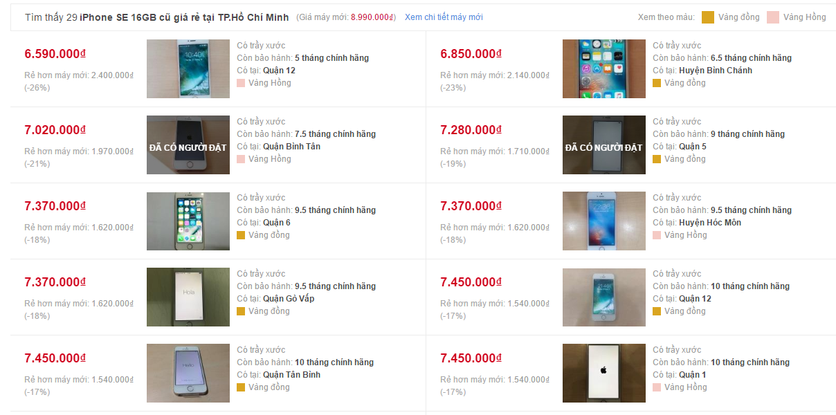 Nên mua iPhone 5s chính hãng mới hay iPhone SE qua sử dụng? Nên mua iPhone 5s chính hãng mới hay iPhone SE qua sử dụng?