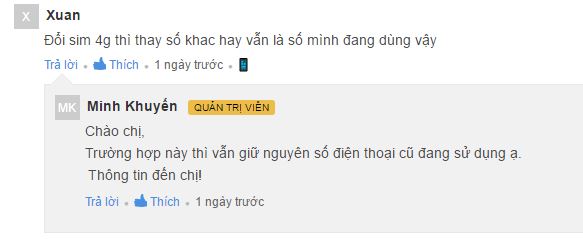 Người dùng nói gì về việc đổi SIM 4G miễn phí? Người dùng nói gì về việc đổi SIM 4G miễn phí?