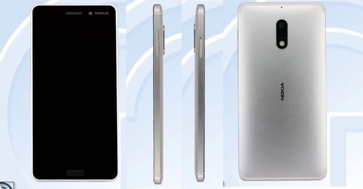 Nokia 6 màu bạc vừa xuất hiện