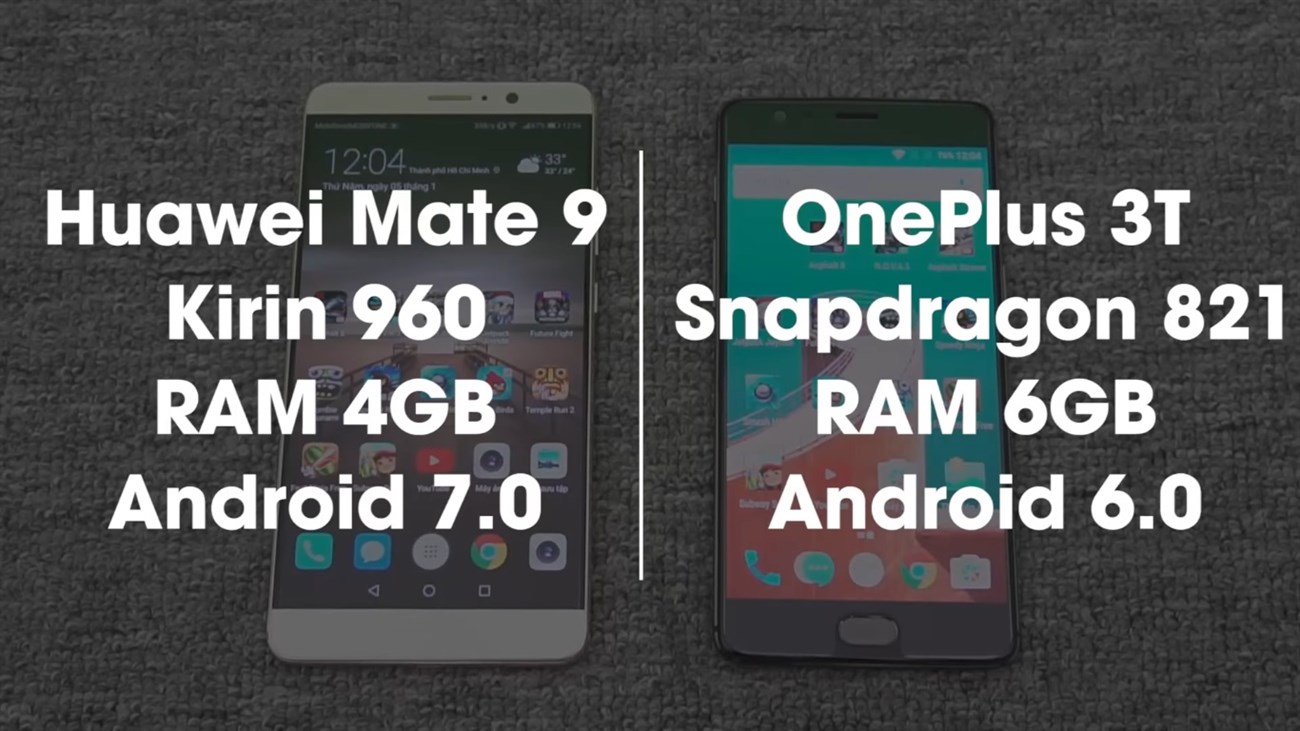 [Speedtest] OnePlus 3T đọ tốc độ với Huawei Mate 9, liệu RAM 4GB có thắng RAM 6GB?