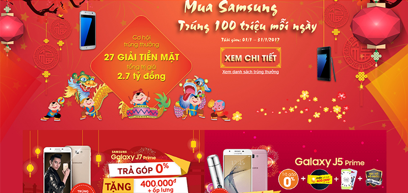 Samsung khuyến mãi