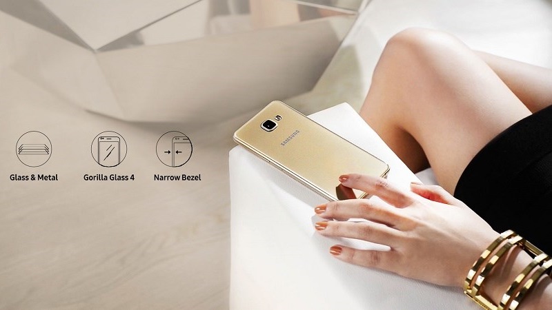 Samsung Galaxy A9 Pro sở hữu thiết kế nhôm kính sang trọng