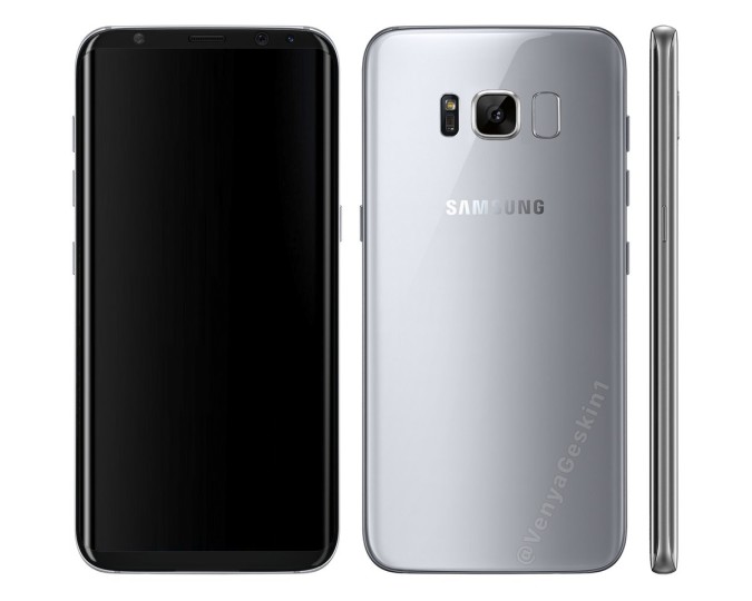 Ảnh render mới của Galaxy S8 xuất hiện Ảnh render mới của Galaxy S8 xuất hiện