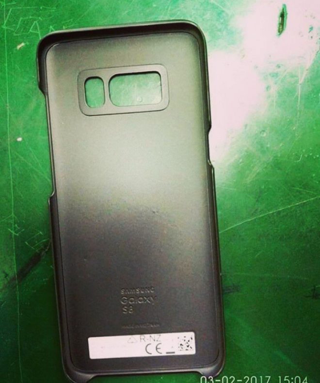 Bộ case của Galaxy S8 và S8 Plus xuất hiện cho thấy cảm biến vân tay đặt ở mặt sau