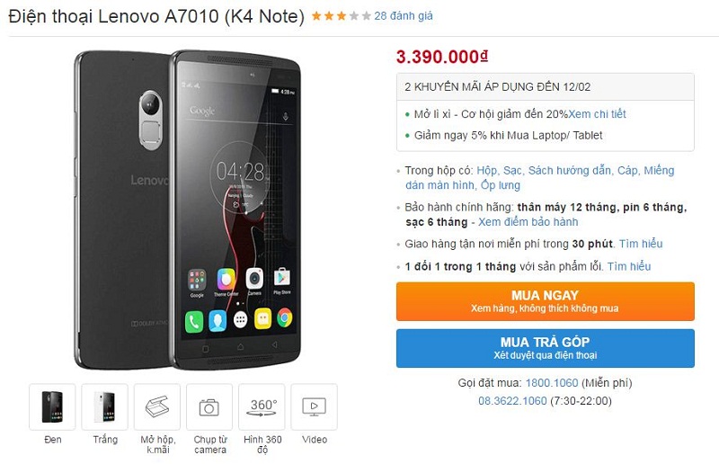 Lenovo A7010 Lenovo A7010