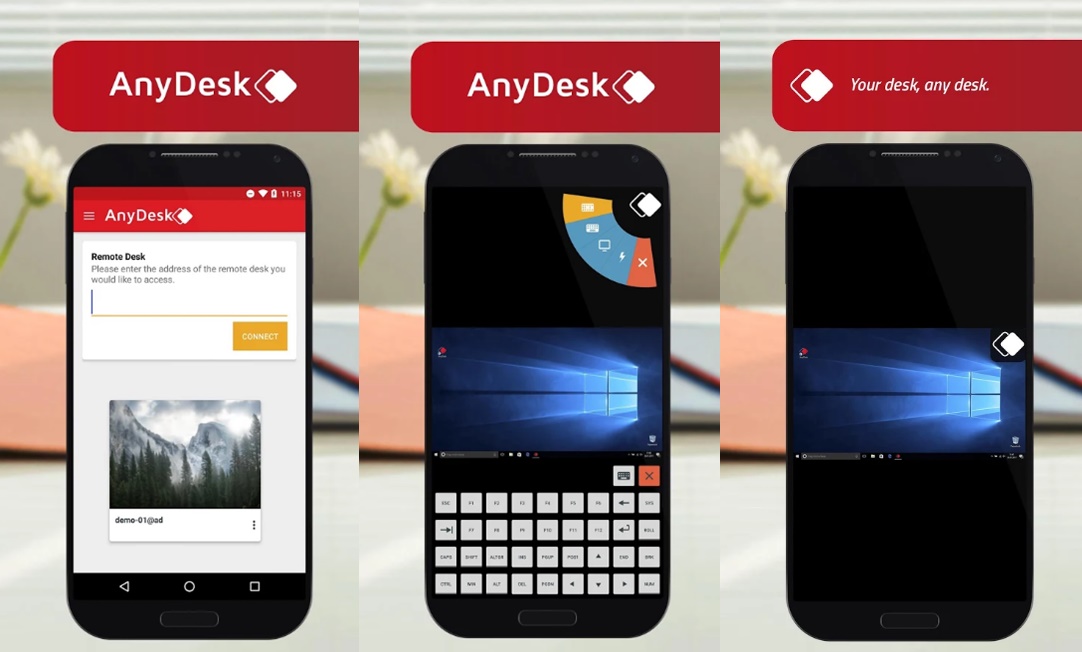 AnyDesk remote PC/Mac control