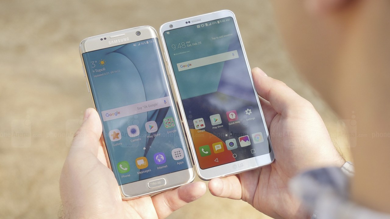 So sánh LG G6 và Galaxy S7 Edge