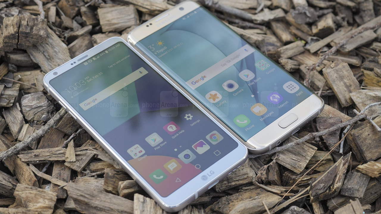 so sánh LG G6 và Galaxy S7 Edge