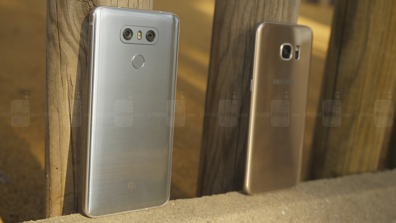 so sánh LG G6 và Galaxy S7 Edge