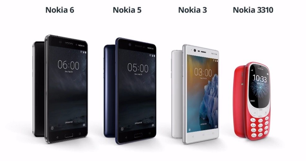 Nokia 6, Nokia 5 và Nokia 3 về VN trong tháng 6, Nokia 3310 sẽ có mặt sớm hơn