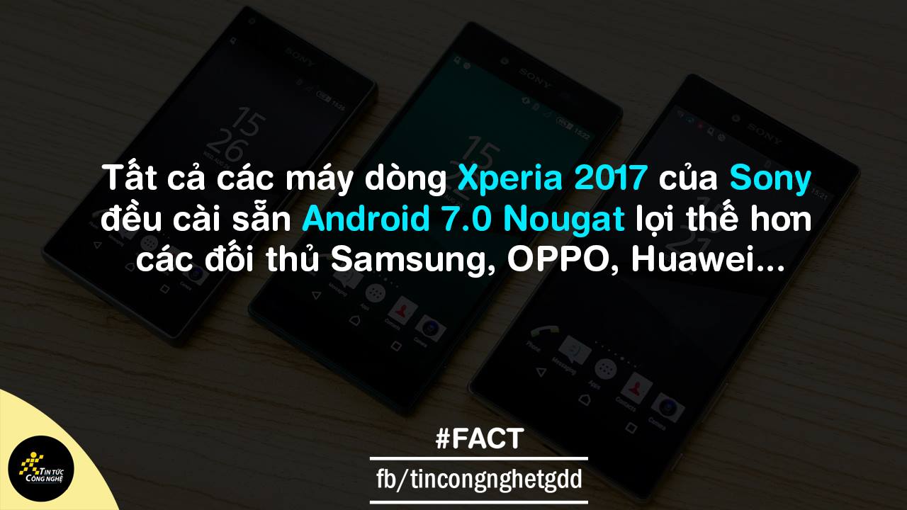 Các smartphone Xperia 2017 sở hữu một lợi thế mà ít hãng nào có được! Các smartphone Xperia 2017 sở hữu một lợi thế mà ít hãng nào có được!