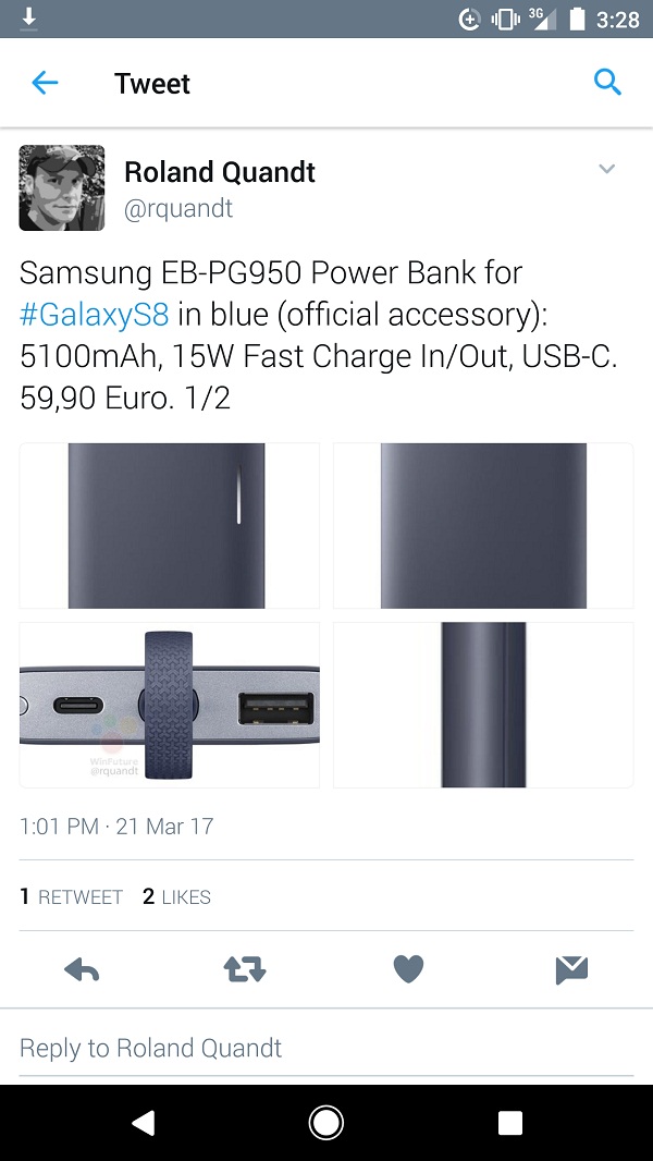 Pin sạc dự phòng Galaxy S8 a Pin sạc dự phòng Galaxy S8 a