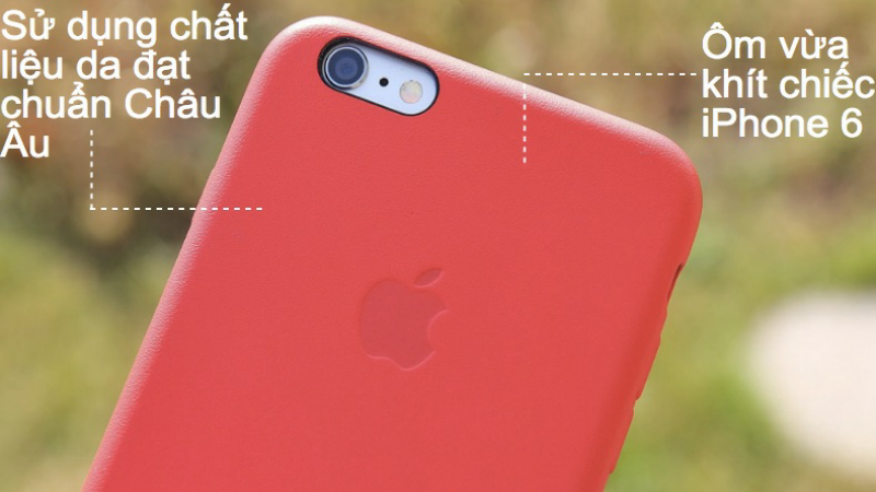 Case iPhone 6/6s Case iPhone 6/6s màu đỏ sang trọng ôm khít iPhone