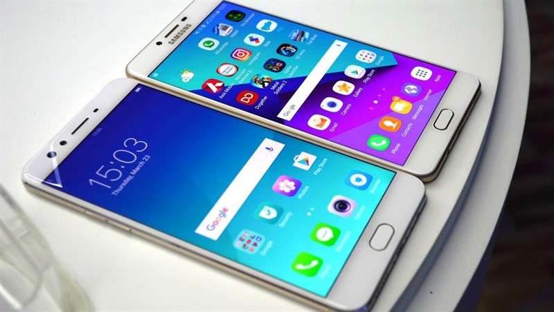 So sánh thông số cấu hình OPPO F3 Plus và Galaxy C9 Pro So sánh thông số cấu hình OPPO F3 Plus và Galaxy C9 Pro