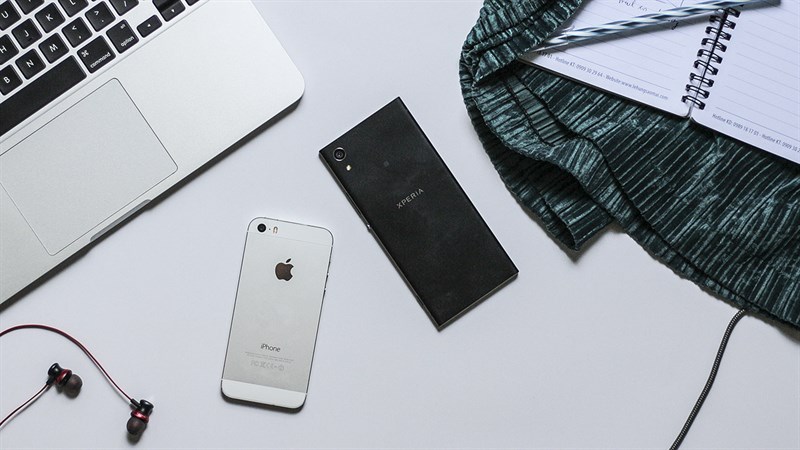 So sánh Xperia XA1 và iPhone 5S So sánh Xperia XA1 và iPhone 5S