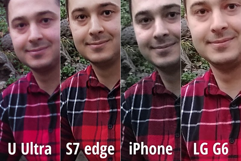 So sánh HTC U Ultra, LG g6, Galaxy S7 Edge và iPhone 7 Plus