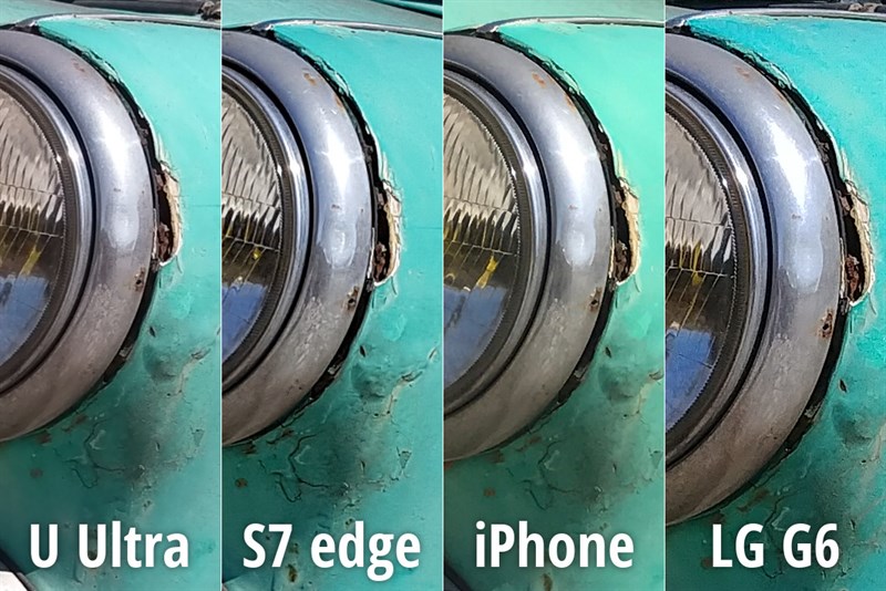 So sánh camera LG G6, HTC U Ultra, iPhone 7 Plus và Galaxy S7 Edge