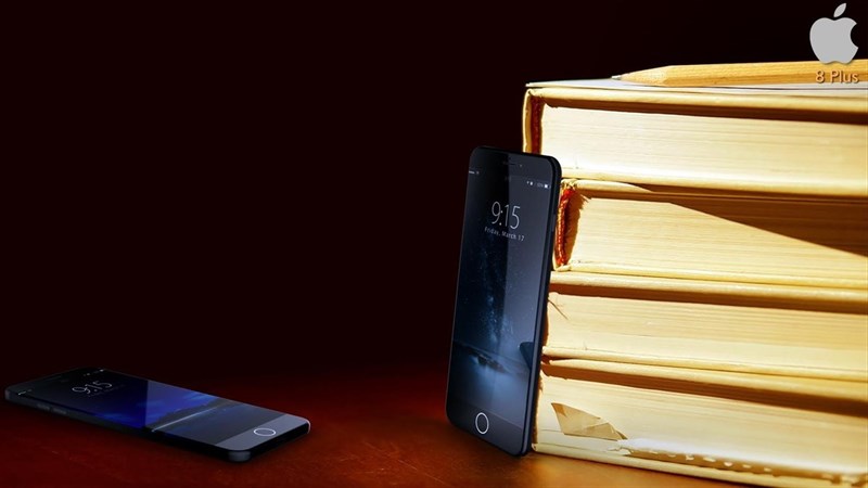 Chiêm ngưỡng mẫu iPhone 8 Plus với màn hình 5.8 inch, pin 3.400 mAh, mỏng 6.2 mm Chiêm ngưỡng mẫu iPhone 8 Plus với màn hình 5.8 inch, pin 3.400 mAh, mỏng 6.2 mm