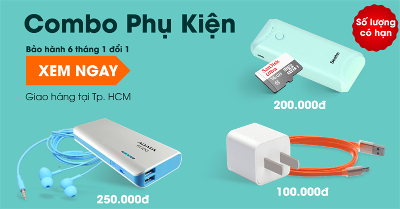 Chỉ từ 100K sắm ngay combo phụ kiện cho mùa lễ này