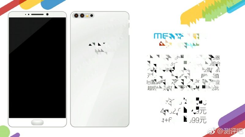 ảnh Meizu pro 7 trên mạng xã hội weibo