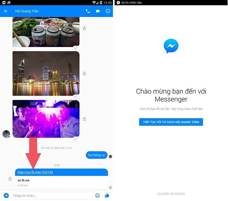 đăng xuất messenger đăng xuất messenger