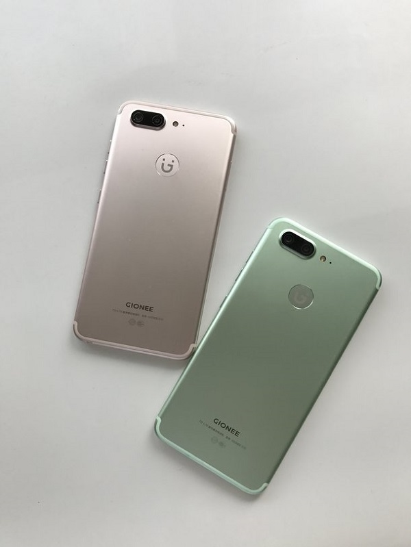 Gionee S10 vàng và xanh thực tế Gionee S10 vàng và xanh thực tế