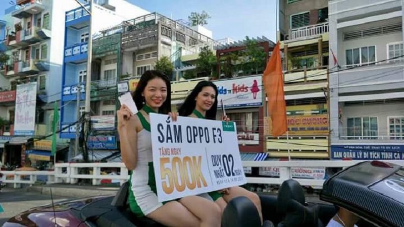 Màn tuần hành ấn tượng của OPPO Màn tuần hành ấn tượng của OPPO