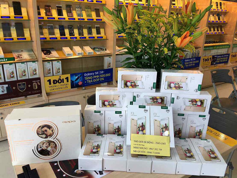 ngày đầu mỏ bán OPPO F3 tại các chi nhánh TGDĐ ngày đầu mỏ bán OPPO F3 tại các chi nhánh TGDĐ