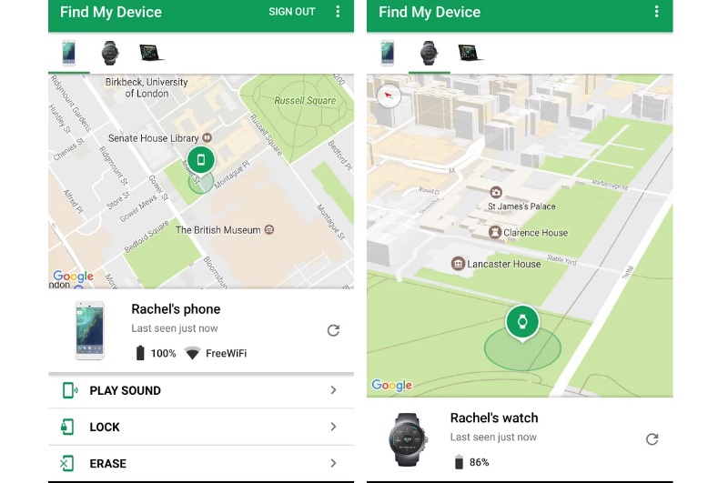 ảnh Find My Device ảnh Find My Device