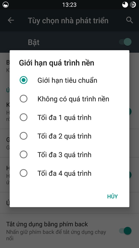 chế độ nhà phát triển 7