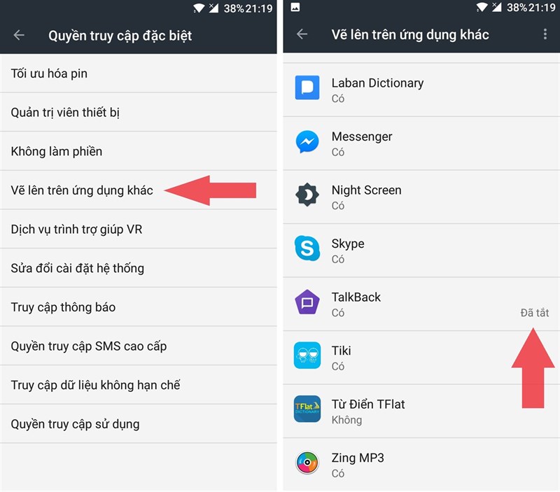 Lớp phủ màn hình Lớp phủ màn hình