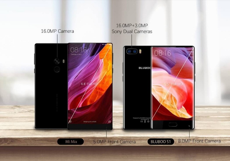 Mi MIX vs BLUBOO S1 Mi MIX vs BLUBOO S1