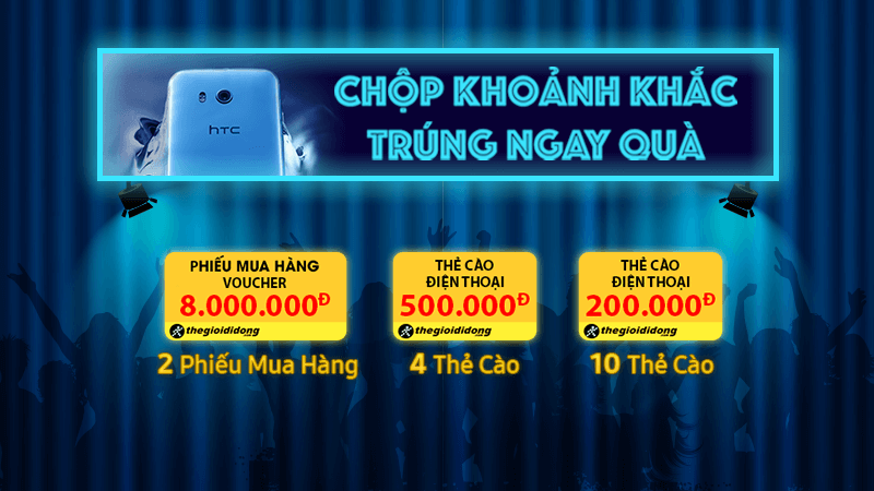 Mini game: HTC U11 CHỘP KHOẢNH KHẮC - TRÚNG NGAY QUÀ