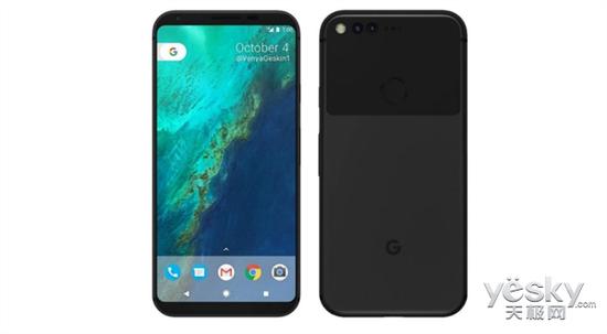 Google Pixel 2 lộ ảnh render đẹp mắt với camera kép, viền cạnh siêu mỏng