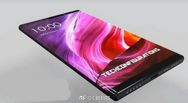 Xuất hiện mẫu concept Xiaomi Mi MIX 2 màn hình cong, Snapdragon 835 cực chất