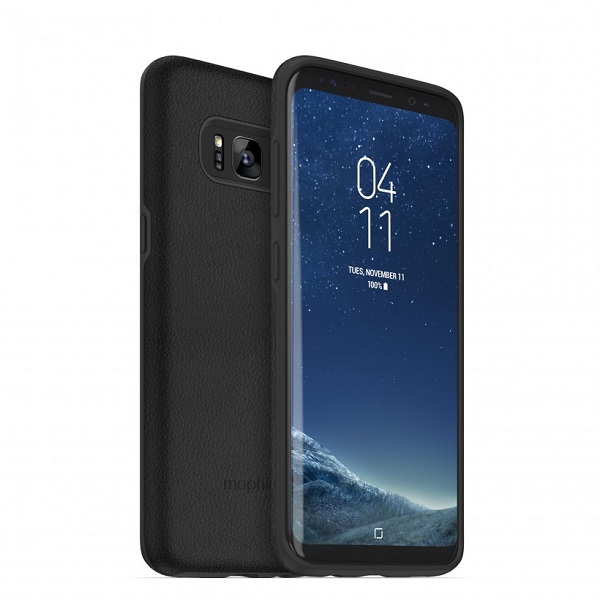 Kết nối Galaxy S8 với sạc dự phòng thông qua bộ ốp sạc pin của Mophie