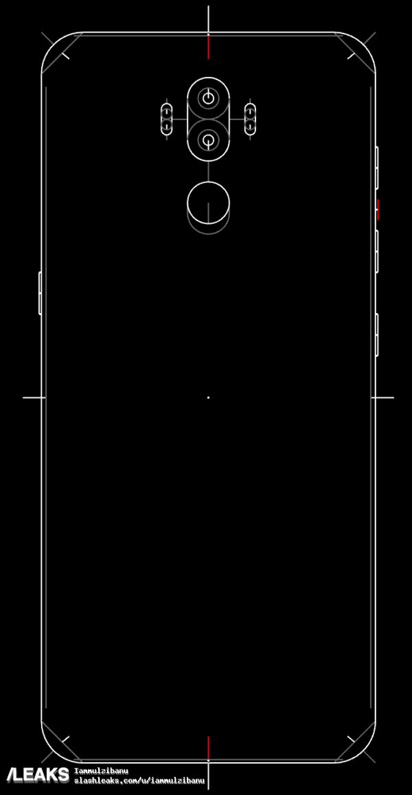 Galaxy Note 8 lộ bản vẽ mới với 2 loa ngoài, camera kép, vân tay mặt sau Galaxy Note 8 lộ bản vẽ mới với 2 loa ngoài, camera kép, vân tay mặt sau