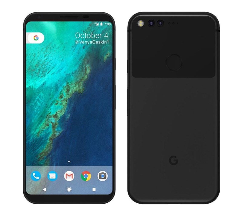 Google Pixel XL 2 sẽ có màn hình lớn tới 6 inch?